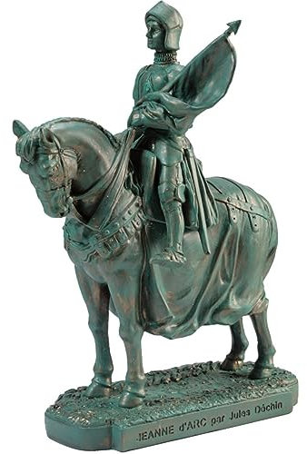 Isideco Deko Figur Johanna von Orleans - Jeanne d'Arc frei nach Jules Déchin