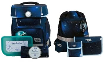 School Mood Champion 7-teiliges Schulranzen-Set Moritz (Weltall) [23-123]