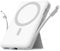 Mag-safe Power Bank, Azmuth 10000mAh Magnetic Battery Pack 22.5W PD Fast Charging with USB-C Cable LED Wireless Portable Charger with Stand for iPhone 16/15/14/13/12/Pro (White)