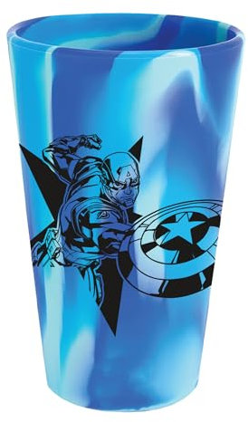 WinCraft Verre à bière en silicone Marvel Captain America 473 ml