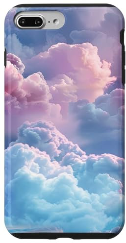 Fluffy Pastel Clouds Realistic Sky Painting Design Case for iPhone 7 Plus/8 Plus