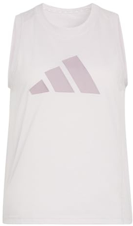 adidas Women's Train Essentials Big Performance Logo Training Tank Top, Ice Purple/preloved fig, M