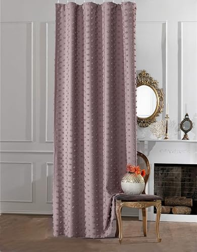 Gardinella Gardine Vorhang SOLEA, Altrosa, 130 cm x 220 cm | Modern, Blickdicht Abdunkelnd, Polyester, Pflegeleicht