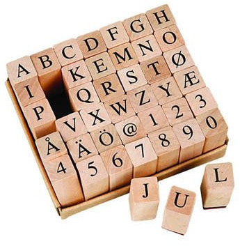 Stempel-Set ABC & Zahlen, 42 teilig [Spielzeug]