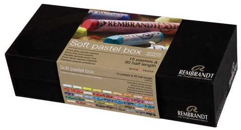 Rembrandt Weiche Pastellkreiden - Box mit 45 Farben