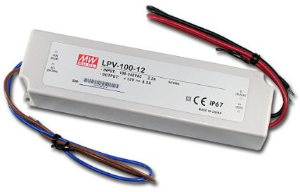Meanwell LED Trafo 12V 8,5A/100W IP67