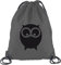 Shirtstreet24, EULE, Tier Natur Turnbeutel Rucksack Sport Beutel, Größe: onesize,Dunkelgrau