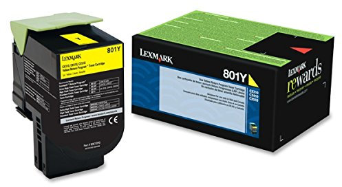 Lexmark Unison 801Y Toner Cartridge