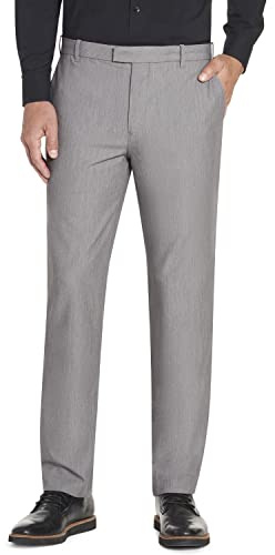 Van Heusen Pantalon décontracté pour Homme, Gris argenté, W34/L34