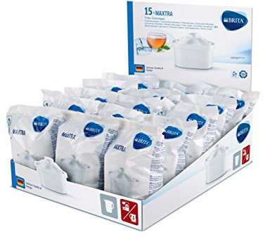 Brita Maxtra Water Filter Cartridge, Pack of 15