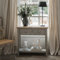 Florence Console Table with 2 drawers, Sturdy hall table in stunning TRUFFLE colour