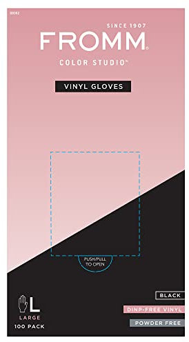 Diane D8362 Vinylhandschuhe puderfrei schwarz Größe L