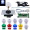 SJ@JX Arcade Game LED DIY Kit Mechanical Keyboard Switch LED Button PC MAME Retropie Arcade Joystick Controller Zero Delay USB Encoder (Mix)