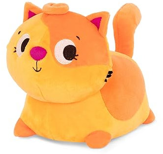 B. toys Krabbelspielzeug Baby, Krabbelhilfe Kuscheltier Katze mit Geräuschen, Krabbel mit mir – Miauendes Plüschtier Spielzeug für Kinder ab 6 Monaten, Verschieden