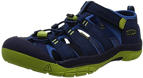 Keen Unisex Kinder Newport H2 Sandale, Blau (Blue Depths/Chartreuse), 27/28 EU