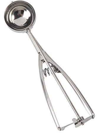EliteKoopers 4cm Stainless Steel Scoop For Ice Cream Potato Mash Food Spoon For Kitchen (1 Pcs)