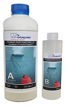 Colorpoint PRIMER RESINA EPOSSIDICA PER PIASTRELLE APPLICAZIONE DIRETTA SENZA LEVIGARE (A+B) 1 Lt. 8-10 MQ/L