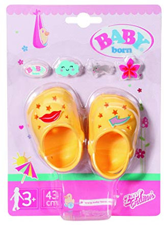 BABY born Holiday Shoes mit Pins 43cm, gelb