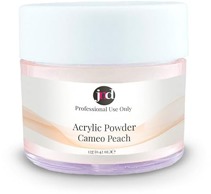 JND Acrylic Powder Professional Salon Quality Acrylic Nails Extension Nail Art (Cameo Peach, 12 g)