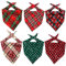 6 Stück Weihnachten Haustier Bandana, Haustier Bandanas Hund Dreieckstuch Weihnachts-Haustier-Schal Schneeflocken-Halstuch für Haustiere für Weihnachten Winter Hund Katze Haustierkostüm (6)