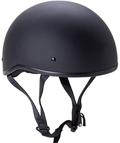 Vintage Jet Casco Nero, Caschi Scodella Motorino, Aperto Faccia Casco Uomo Donna, Casco Mezzo Moto DOT ECE Omologato, Mezzo Elmetto da Moto retrò Motorino Caschi (Size : XL=(61-62cm))