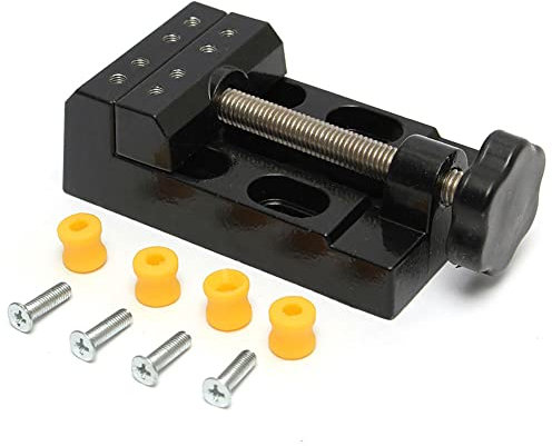Flache Schraubstock Klemme, Universal Mini Tischklemme Bohrer Presse Schraubstock Werkzeuge für Schnitzerei, Reparatur und DIY