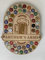 Personalised Pub Sign with Fixings, Beer Cap Holder, 43 Bottle Top Display Holder, Beer, Cider, Ale, Gift for him, Father's Day (Cherry Veneer)