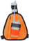 HYSHIKRA Walkie Talkie Chest Harness Funkgerätehalter mit Gurt Kompatibel mit Baofeng Motorola Kenwood Midland Presiden Randy (III) 3 Two Way Radio (Orange, Large)