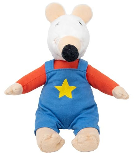 Rainbow Designs Maisy Soft Toy - Soft Stuffed Mouse with Velvety Tail, Maisy Mouse Early Years Book Adventure Character - Great for Bedtime Stories