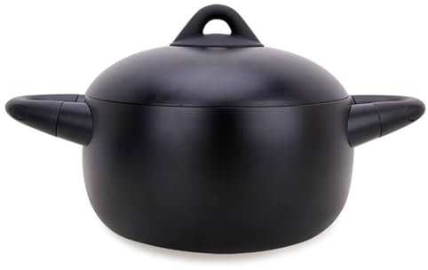 Olla con Tapa Feel Maestro MR-4017-22 Negro Aluminio Ø 22 cm 4 L 4820268320285