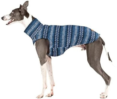 Pullover aus Acrylwolle für Whippets: Stil, Wärme und Komfort - Elegantes Design und Kälteschutz - Ideal für Whippets, Lebrelen und Windhunde - Ethnic, S