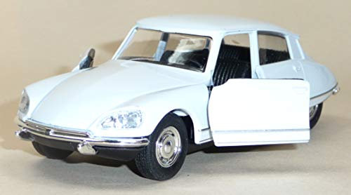 Generisch Modellauto kompatibel mit Citroen DS 23 weiß 1973 Spritzguss ca. 1:37 = 12cm