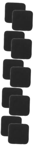 Toyvian 10pcs Bowling Ball Professional Towel Pad Microfiber Cleaning Cloth Compact and Portable Bowling Supply