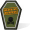 Patches Klett - PVC Patch für taktische Rucksäcke und Westen Cross Training und Fitnessstudio - Aufnäher mit Klettverschluss - Militär Patch Klett - Death By Burpees geprägter Klettaufnäher Zubehör
