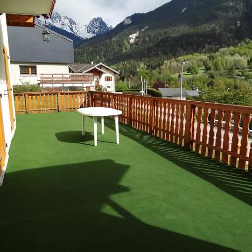 Decoweb Moquette d'extérieur Verte sur plots - Rouleau de 2m x 9m