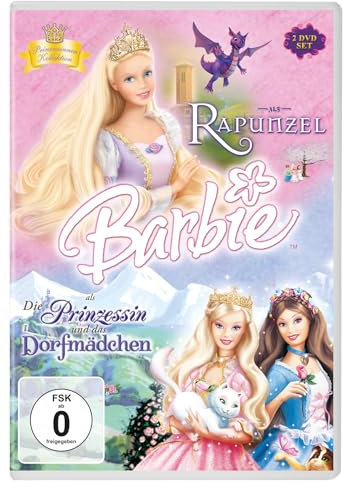 Barbie™ als Rapunzel & Barbie™ als Die Prinzessin und das Dorfmädchen [2 DVDs]