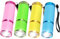 POCKETMAN Mini-Taschenlampen, 9 LED-Taschenlampen und Hand-Taschenlampe, mit 4 Stück, kleine tragbare LED-Taschenlampen für Camping, Wandern, Outdoor (weißes Licht)