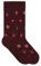 von Jungfeld - 1er Set Motiv Socken mit Pomegranade Bordeaux Red Icon - Bunte Socken in Gr. 39-42