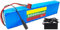 24V 29.4V 30Ah Batteries pour Vélo,24V Batterie De Vélo Électrique 7S4P Lithium Battery Pack Built in BMS with and Charger for 100W-200W 350W 500W Electric Scooter 29.4V 30AH,T