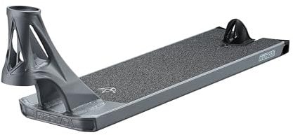 F26 Blunt AOS V6 Squad Stunt Scooter Trick Tret Roller Street Hybrid Deck 55,9 x 14cm (Grau)