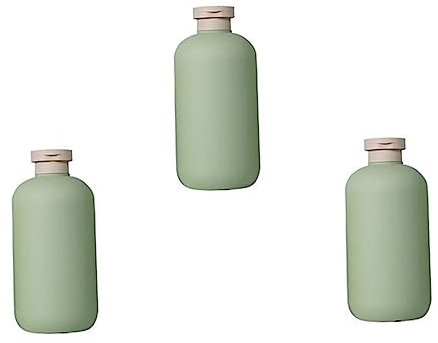 JUMPLAWN 3 Stück Duschgel in Flaschen Reiseflasche für Toilettenartikel Sprühflaschen Parfüm Pumpe lagercontainer vorratsbehälter leere Unterverpackungsflaschen Shampoo-Flasche Sport Green