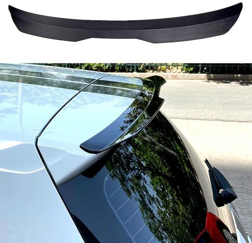 GCSDMJ Auto ABS Heckspoiler für Opel Corsa D 5-Door 2006 2007 2008 2009 2010, Heckflügel Dachspoiler Kofferraumspoiler Kratzfeste Styling Nachrüsten Zubehör,Bright Black