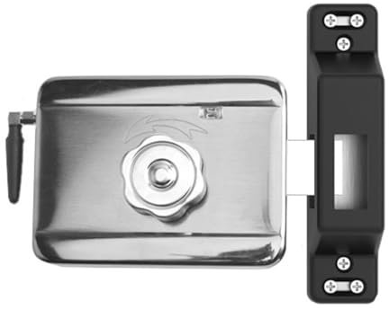 Serratura elettronica integrata con telecomando serratura per porta con 2 serrature a distanza per cancello antiruggine facile installazione serratura di sicurezza in legno