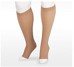 Juzo 2001ADFFSH14 III Soft Knee 20-30mmHg Kompressionsstrumpf mit Kurz L-nge voll Fu-, Gr-e III - Beige