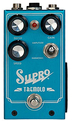 Supro Tremolo - Amplitude and Harmonic Tremolo Drive Pedal