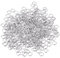 500 Stück 6 mm Jump Ringe Spaltringe Sprungringe Schmucksache Entdeckungen DIY Entdeckungen für Choker Halsketten Armband Herstellung, Silber
