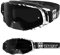 TWO-X Cross-Brille - Motocross-Brille mit getöntem schwarzen Glas - Motorradbrille - Enduro & Downhill - Schutz-Brille - Rocket - Crush Schwarz-Weiß