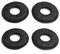 POFET 2 paia di cuscinetti auricolari di ricambio in spugna per cuffie con cancellazione del rumore, compatibili con cuffie MDR-V150 V250 V300 V200 ZX100 ZX110 ZX300 - nero