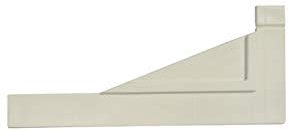 Nortene Profil d'angle Perfix blanc pour fixation-finition panneaux Mosaic accessoires ameublement intérieur extérieur jardin