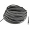 Rattan-Möbel-Befestigungsset (enthält Webwerkzeug), Korbgeflecht-Reparaturmaterial, graues, flaches Kunststoffgewebe zum Stricken und Reparieren von Rattanstühlen, Tischkorb (220 Fuß) (grau-1)